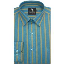 Stripes Dark Blue Shirt : Business