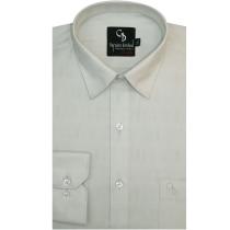 Self Design Light Green Shirt : Business