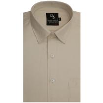 Self Design Fawn Shirt : Business