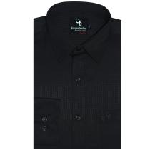 Self Design Black Shirt : Business