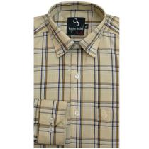 Checks Khakhi T-shirt : Business