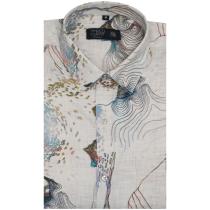 Print Cream Shirt : Ditto