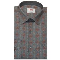 Print Gray Shirt : Ditto