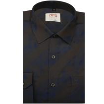 Self Design Navy Blue Shirt : Ditto