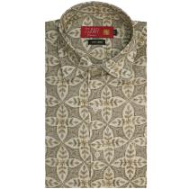 Print Brown Shirt : Ditto