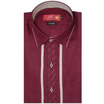 Combination Maroon Shirt : Ditto