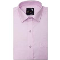 Self Design Pink Shirt : Business