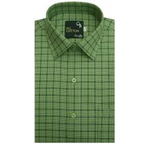 Stripes Dark Green Shirt : Business