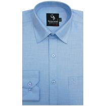 Plain Blue Shirt : Business