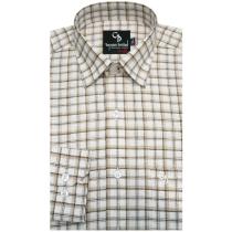 Checks Brown Shirt : Business