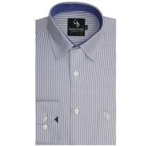 Stripes Navy Blue Shirt : Business