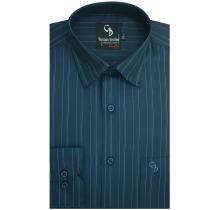Stripes Dark Green Shirt : Business