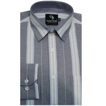 Stripes Light Blue Shirt : Business