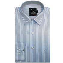 Stripes Light Blue Shirt : Business