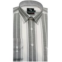 Stripes Gray Shirt : Business