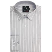 Stripes Gray Shirt : Business