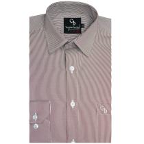 Stripes Maroon Shirt : 