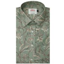 Print Green Shirt : Ditto