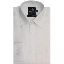 Self Design White Shirt : Business