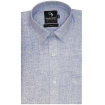 Plain Blue Shirt : Business