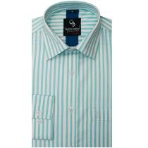 Stripes Green Shirt : Business