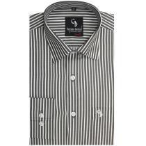 Stripes Gray Shirt : Business