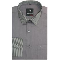Plain Dark Gray Shirt : Business