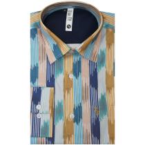 Print Blue T-shirt : Slim