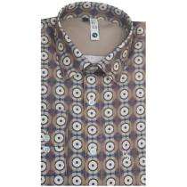 Print Khakhi T-shirt : Slim