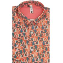 Print Orange T-shirt : Slim