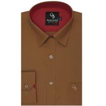 Plain Brown Shirt : Business