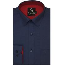 Plain Navy Blue Shirt : Business