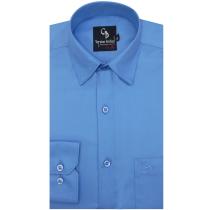 Plain Twlight Blue Shirt : Business