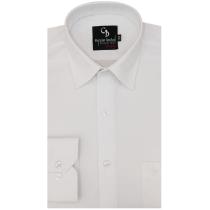 Self Design White Shirt : Business