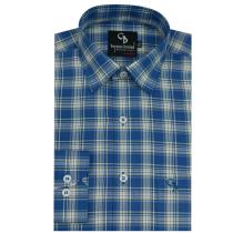 Checks Dark Green Shirt : Business