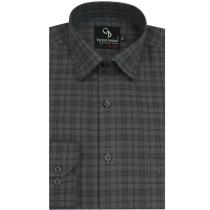 Checks Gray Shirt : Business