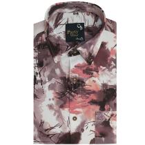 Print Peach Shirt : Party