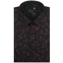 Print Brown Shirt : Party