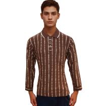 Stripes Brown Shirt : Regular