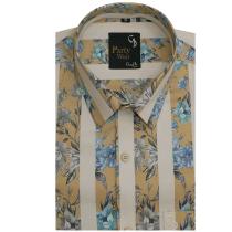 Print Rust Shirt : Party