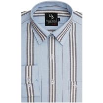 Stripes Blue Shirt : Business