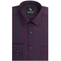 Stripes Navy Blue Shirt : Business