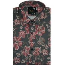 Print Gray Shirt : Party