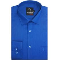 Plain Navy Blue Shirt : Business
