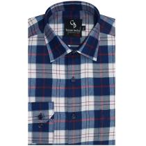 Checks Blue Shirt : Business