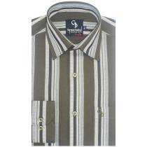 Stripes Green Shirt : Business