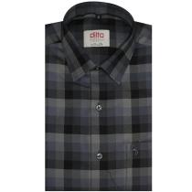 Checks Gray Shirt : Ditto