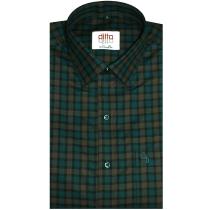Checks Green Shirt : Ditto