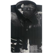 Print Blue Shirt : Ditto