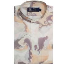 Print Peach Shirt : Party